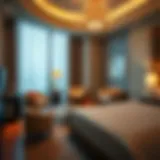 Luxurious hotel room in Dubai