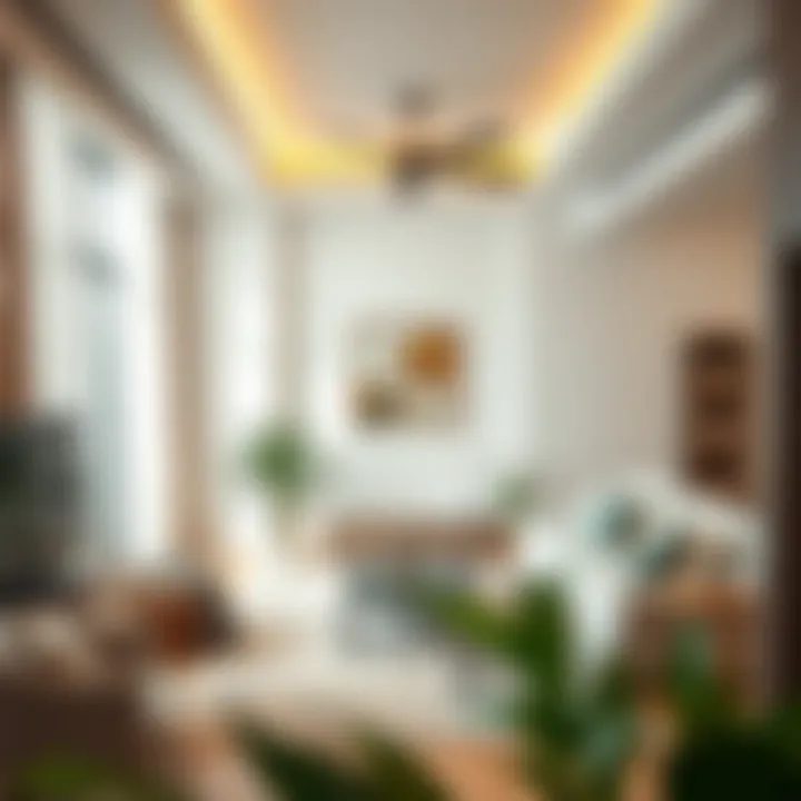 Cozy living room interior in Dubai