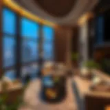 Luxury apartment view in Dubai