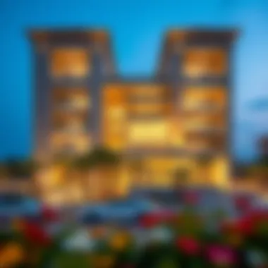 Architectural Marvels of Al Dana Island The architectural marvels on Al Dana Island highlighting modern designs and elegance