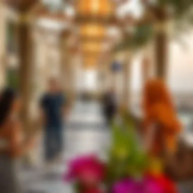 Vibrant Community Life on Al Dana Island Vibrant community life on Al Dana Island showcasing amenities and lifestyle