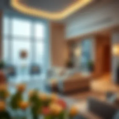 Interior layout of a residential unit in Al Fahad 1 Tecom