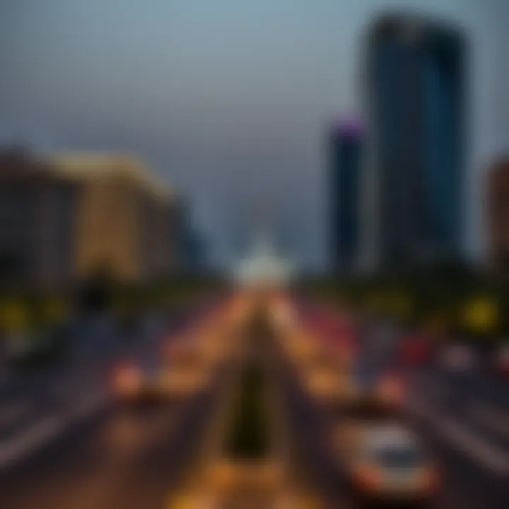 Al Khail Road highlighting its connectivity and urban development