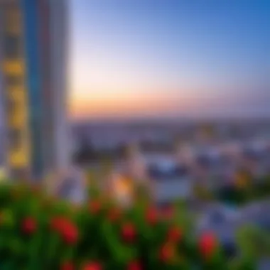 Vibrant Community Dynamics Near Al Manara Residence Panoramic view of the vibrant community surrounding Al Manara Residence