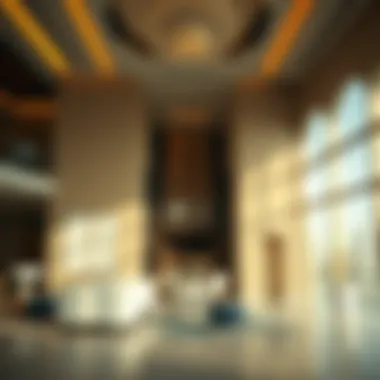 Luxurious amenities inside Al Manara Tower