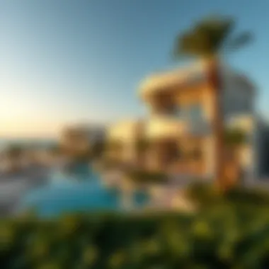 Luxurious beachfront properties overlooking Al Muneera Beach