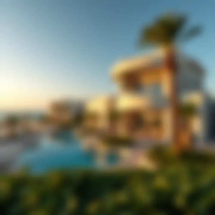 Luxurious beachfront properties overlooking Al Muneera Beach