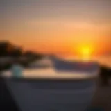 Al Muneera Beach Sunset Glow Stunning view of Al Muneera Beach at sunset