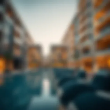 Striking Architecture of Al Raha Lofts Modern architectural design of Al Raha Lofts