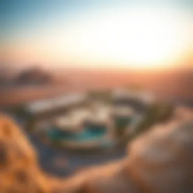 Aerial Perspective of Al Telal 18 and Its Environs Aerial view of Al Telal 18 with surrounding landscapes