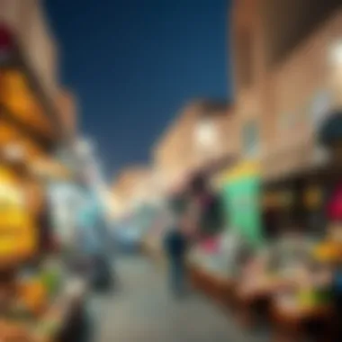 Local Marketplace in Al Warqa Vibrant marketplace in Al Warqa filled with local goods