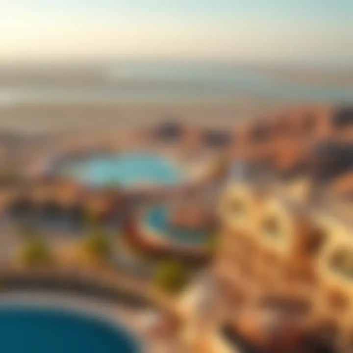 Panoramic view of Arenco Golden Sands with surrounding landscape