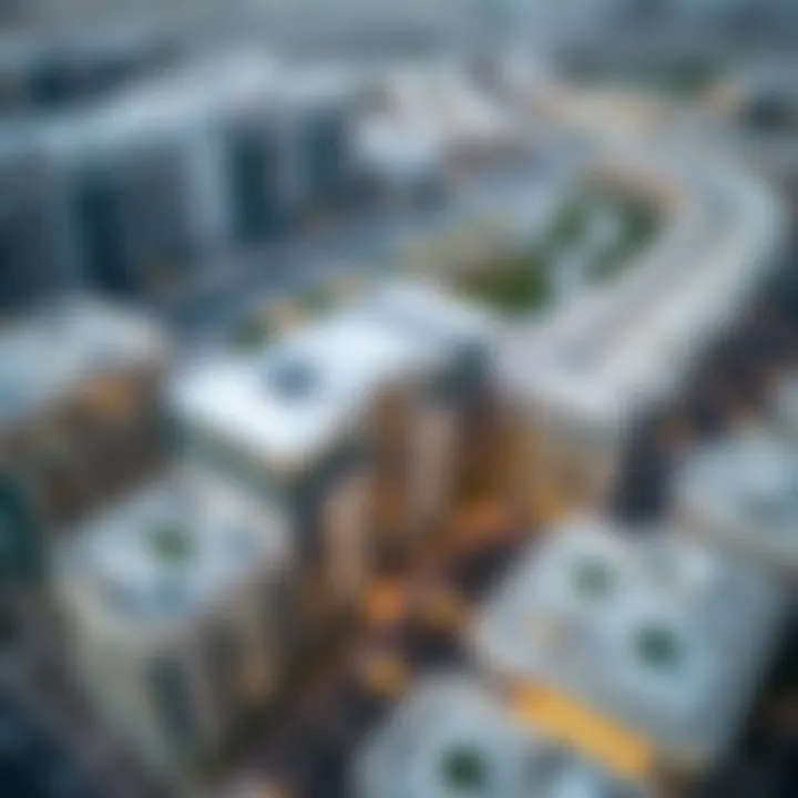 Aerial View of Barsha 3 Aerial view of Barsha 3 showcasing modern architecture