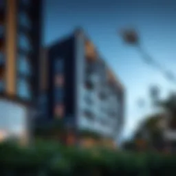 Architectural rendering of Binghatti's new development showcasing modern design