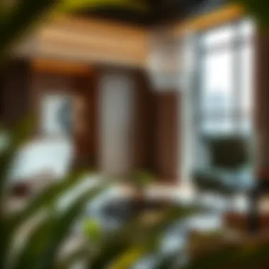 Luxurious Interior Design Interior space of the development illustrating luxurious living