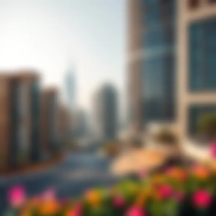 Scenic location of Bloom Towers in Dubai