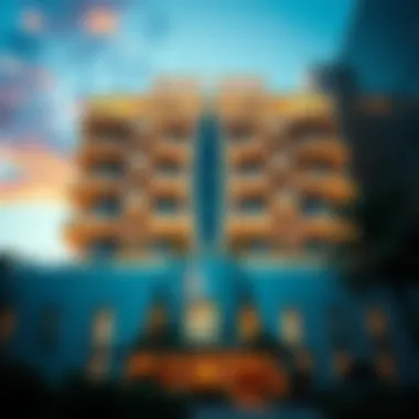 Boulevard Point Architectural Marvel Stunning facade of Boulevard Point showcasing modern architecture