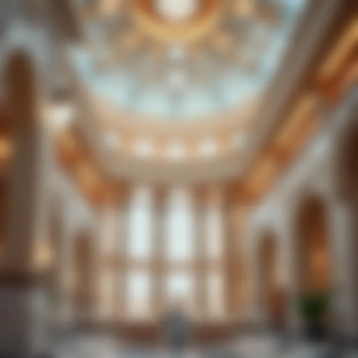 Architectural details of Burj Al Shamkha showcasing modern design