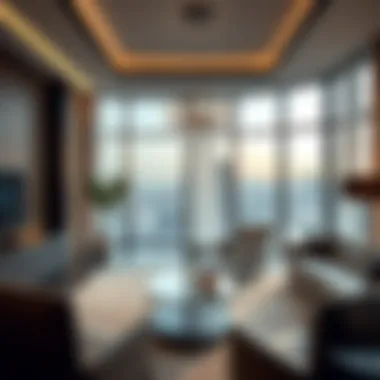 Sophisticated Interior Design in Centre Residence Luxurious interiors of a Centre Residence apartment