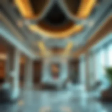 Sophisticated Interior Design of Building 25 Interior design elements highlighting the sophistication of Building 25