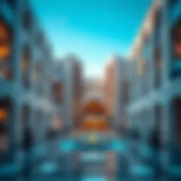 A stunning view of Aqaya's architectural design