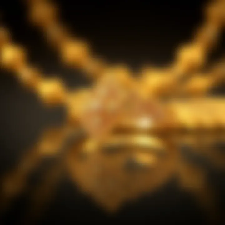 An elegant gold piece with intricate designs reflecting cultural significance.