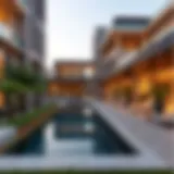 Modern architectural design of a Damac property