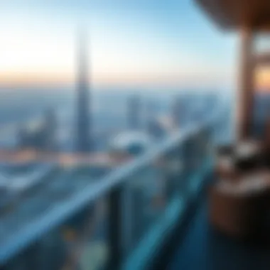 Breathtaking Views from Damac Tower A scenic view from the balcony of Damac Tower overlooking the Dubai skyline