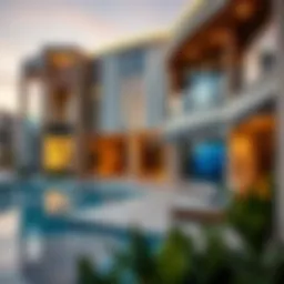 Architectural design of Dar Al Buteen 2 showcasing modern features