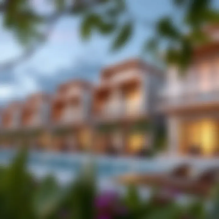 Modern architectural designs seen in the residential units of Desco Discovery Gardens