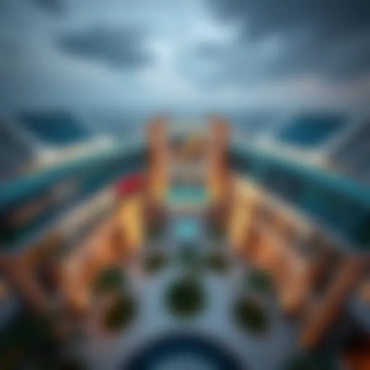 Aerial view of Dhannah Mall showcasing its architectural design