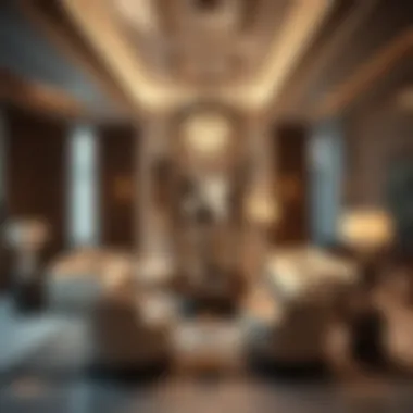Inside a Luxury Apartment in Dubai A luxurious apartment interior showcasing opulent design and furnishings