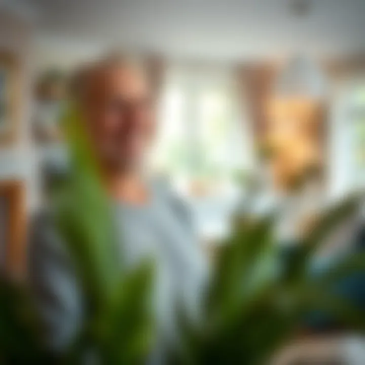 Satisfaction guaranteed: happy client enjoying a clean home