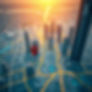 Strategic Location of Downtown Dubai Map highlighting the strategic location of Downtown Dubai