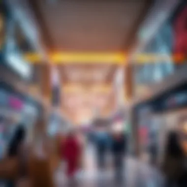 Diverse Retail Experience at Dubai Hills Mall Vibrant shopping scene within Dubai Hills Mall