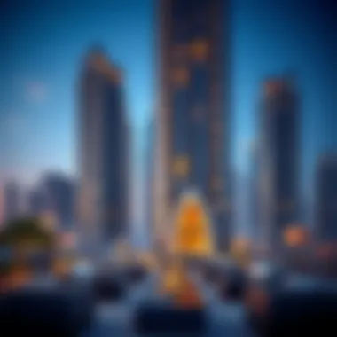 Luxury Living in Dubai Luxury apartments in a modern skyscraper