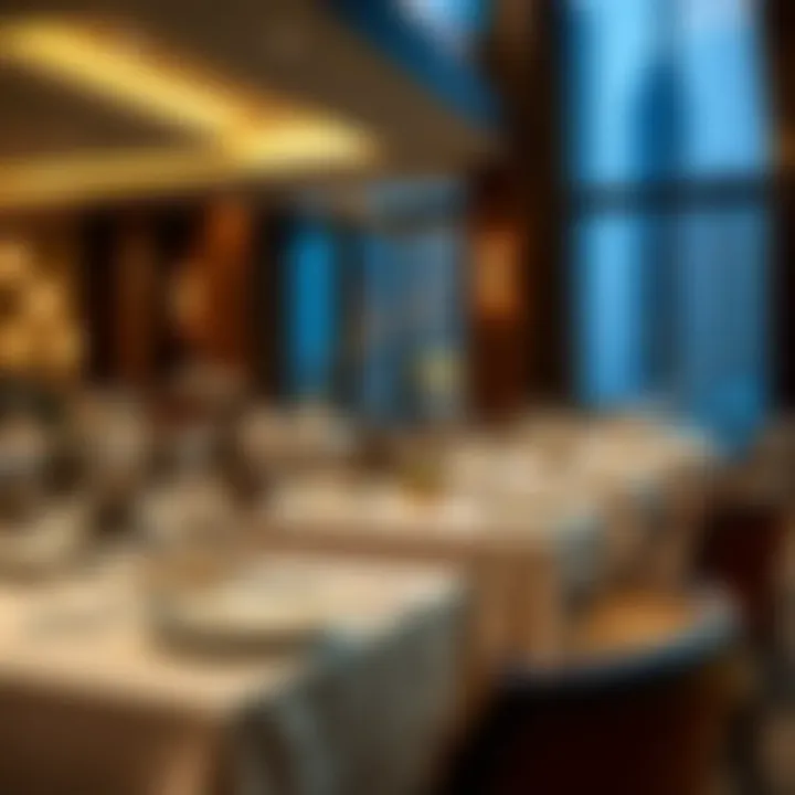 Gourmet dining experience at Edge Creek Hotel