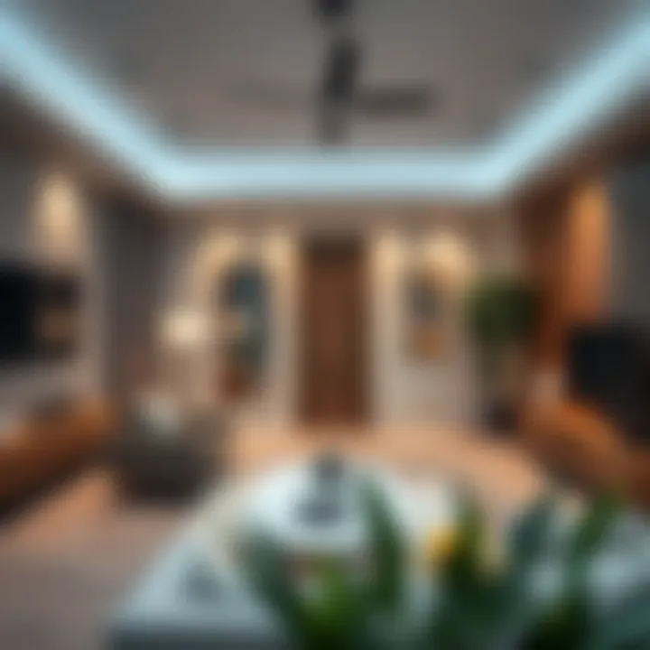 Smart Home Technology in Contemporary Design Smart home technology integrated into a contemporary space