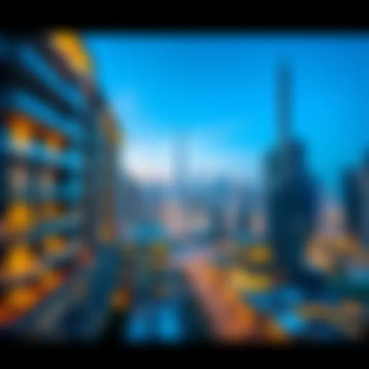 Modern Dubai skyline showcasing luxury apartments