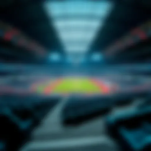 Overview of the Etihad Arena concert seating layout