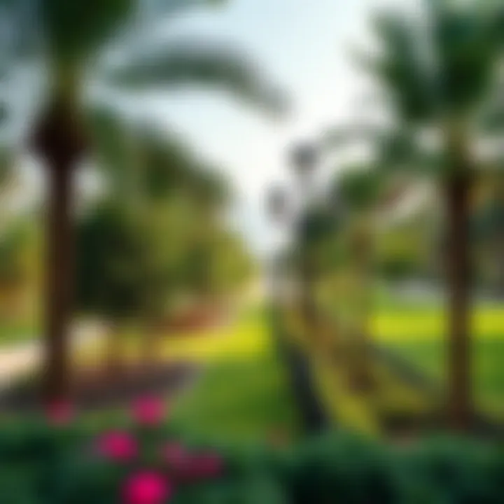 Scenic Views of the Green Haven Picturesque view of Park Zabeel