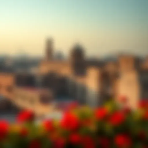A picturesque view of Bur Dubai showcasing its historic architecture