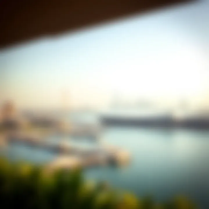 Panoramic View of Al Khan A panoramic view of Al Khan showcasing the waterfront and skyline