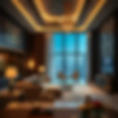 Elegant Interiors of Al Shatha Tower Interior design showcasing luxury living spaces in Al Shatha Tower
