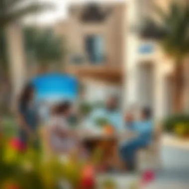 Community Life in Al Wasl Village Vibrant community life and amenities in Al Wasl Village