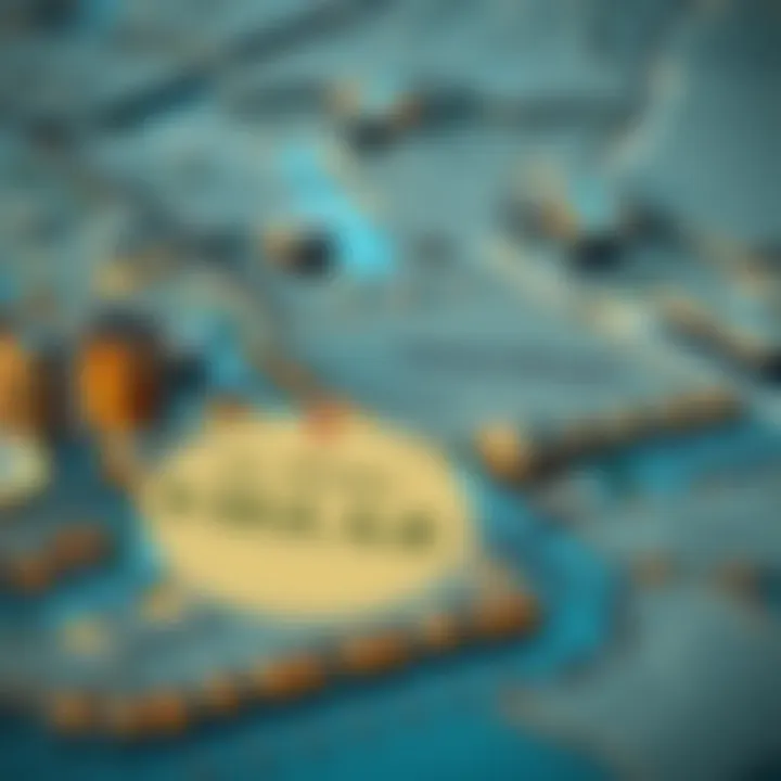 Map highlighting Al Wasl Village's strategic location within Dubai