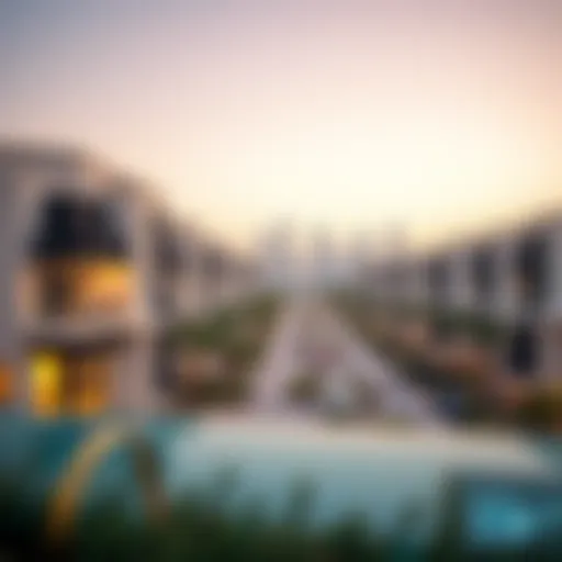 Stunning view of Al Zahra's skyline showcasing modern architecture