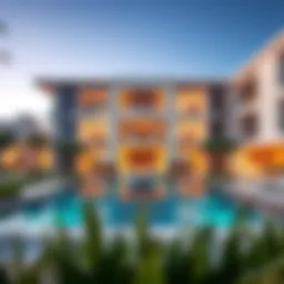 Stunning architectural design of Anwa Aria showcasing luxury living