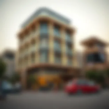 Community interaction around Al Razi Building reflecting its significance