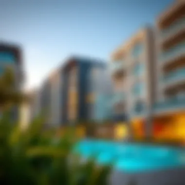 Modern Architecture in Arjan Modern residential buildings representing real estate trends in Arjan